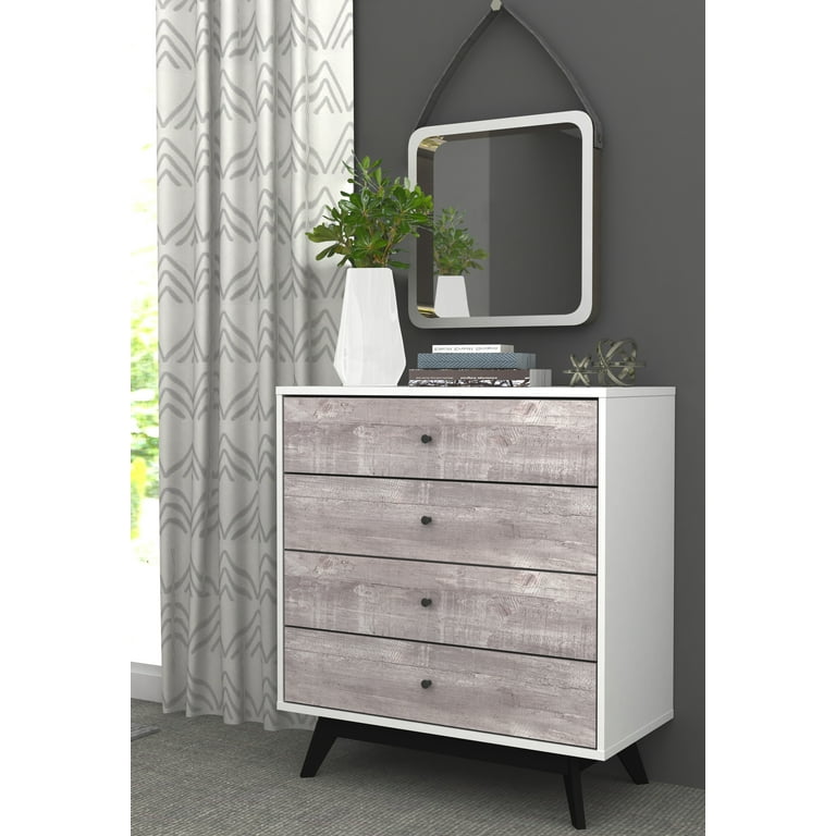 TMS Crislana 4 Drawer Chest White