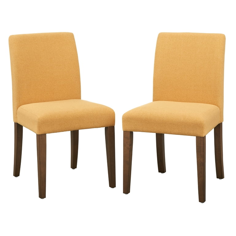 TMS Eliana Dining Chair Set of 2 Sunflower Yellow Walmart