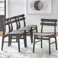 thumbnail image 1 of TMS Fiesta Mid-Century Wood Dining Room Chairs , Walnut - Set of 4, 1 of 5