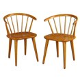 thumbnail image 1 of TMS Florence Indoor Dining Chair, Set of 2, Oak, 1 of 6