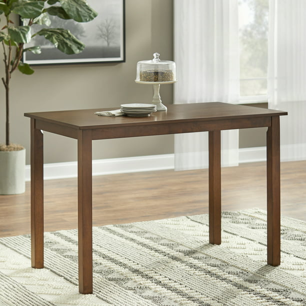 TMS Georgetown Counter Height Table, Brown - Walmart.com