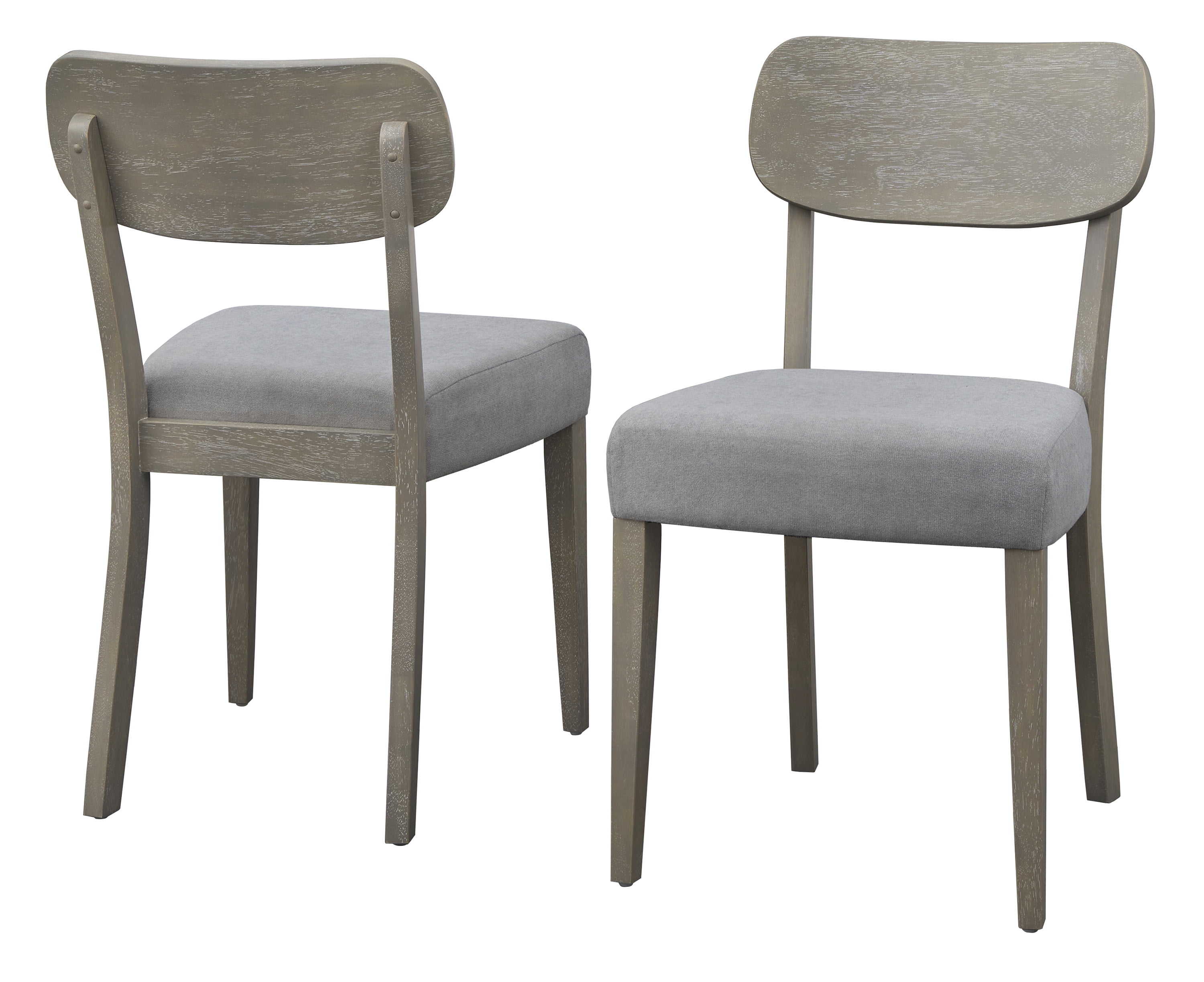 TMS Glendale Dining Chair, Set of 2, Light Gray