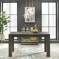 thumbnail image 1 of TMS Gogi Modern Rectangular Dining Table, Seats 4, Rustic Gray Finish, 1 of 6