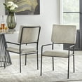 thumbnail image 1 of TMS Indra Indoor Dining Chair, Set of 2, Black/Cream, 1 of 5