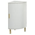 thumbnail image 1 of TMS Jenica Corner Cabinet with Faux Marble Top, White, 1 of 7