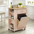 thumbnail image 1 of TMS Lima Kitchen Cart, Blush Pink, 1 of 9