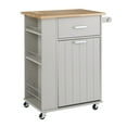 thumbnail image 1 of TMS Lima Kitchen Cart, Grey, 1 of 9