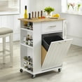 thumbnail image 1 of TMS Lima Kitchen Cart, White, 1 of 8