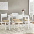 thumbnail image 1 of TMS Lucca 5-Piece Dining Set, White, 1 of 3