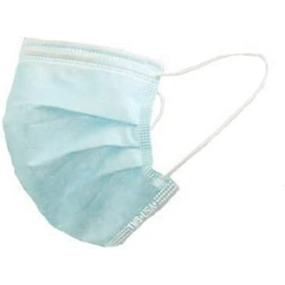 TAIJI Medical Supplies TMS Consumer Series 3-Layer Face Mask, F3502 Tested 96%, Disposable, Single-Use, 50-Count, Made in USA, Breathable, Soft, Hypoallergenic, Premium Meltblown, Latex-free