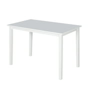 TMS Mid-Century Shakar Style Modern Wood Dining Table, Seats 4, Multiple Finishes