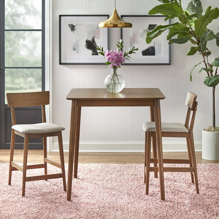 TMS Newington 3-Piece Square Indoor Counter Height Dining Set