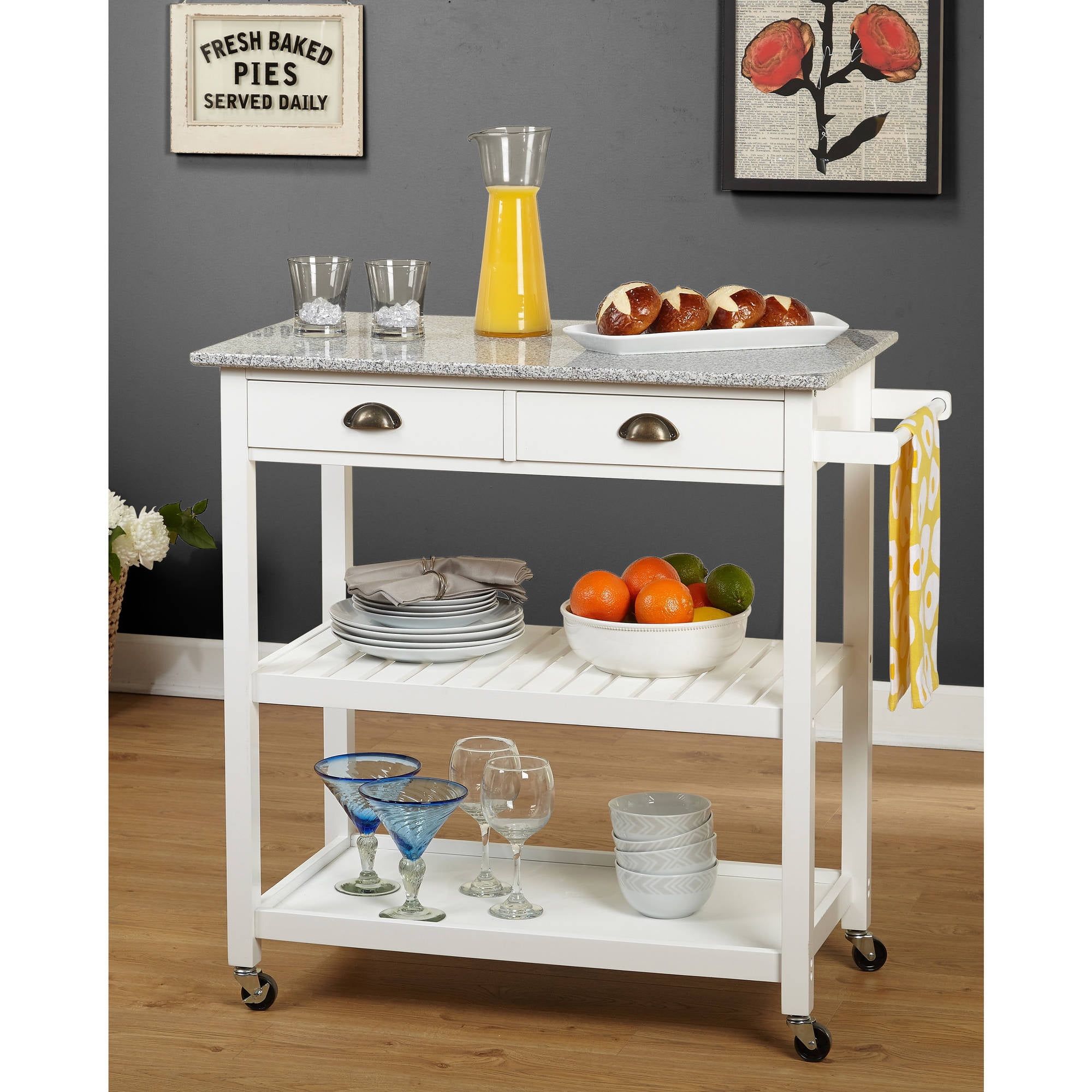 TMS Oregon Kitchen Cart, Multiple Colors