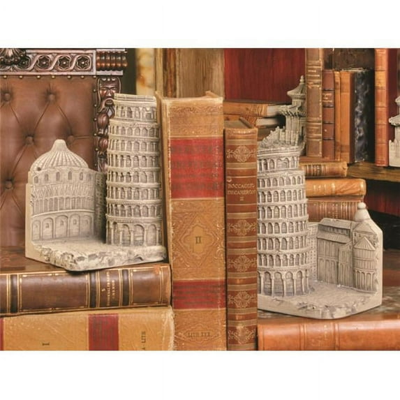 TMS P5642E-18 Bookends - Leaning Tower of Pisa