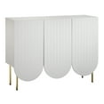 thumbnail image 1 of TMS Pavlina Scalloped 3 Door Sideboard, White, 1 of 6
