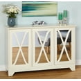 thumbnail image 1 of TMS Reflections Buffet Console with Mirrored Doors, Antique White, 1 of 8