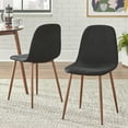 thumbnail image 1 of TMS Sasha Indoor Dining Chair, Set of 2, Black, 1 of 6
