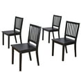 thumbnail image 1 of Shaker Dining Chairs, Set of 4, Black, 1 of 7