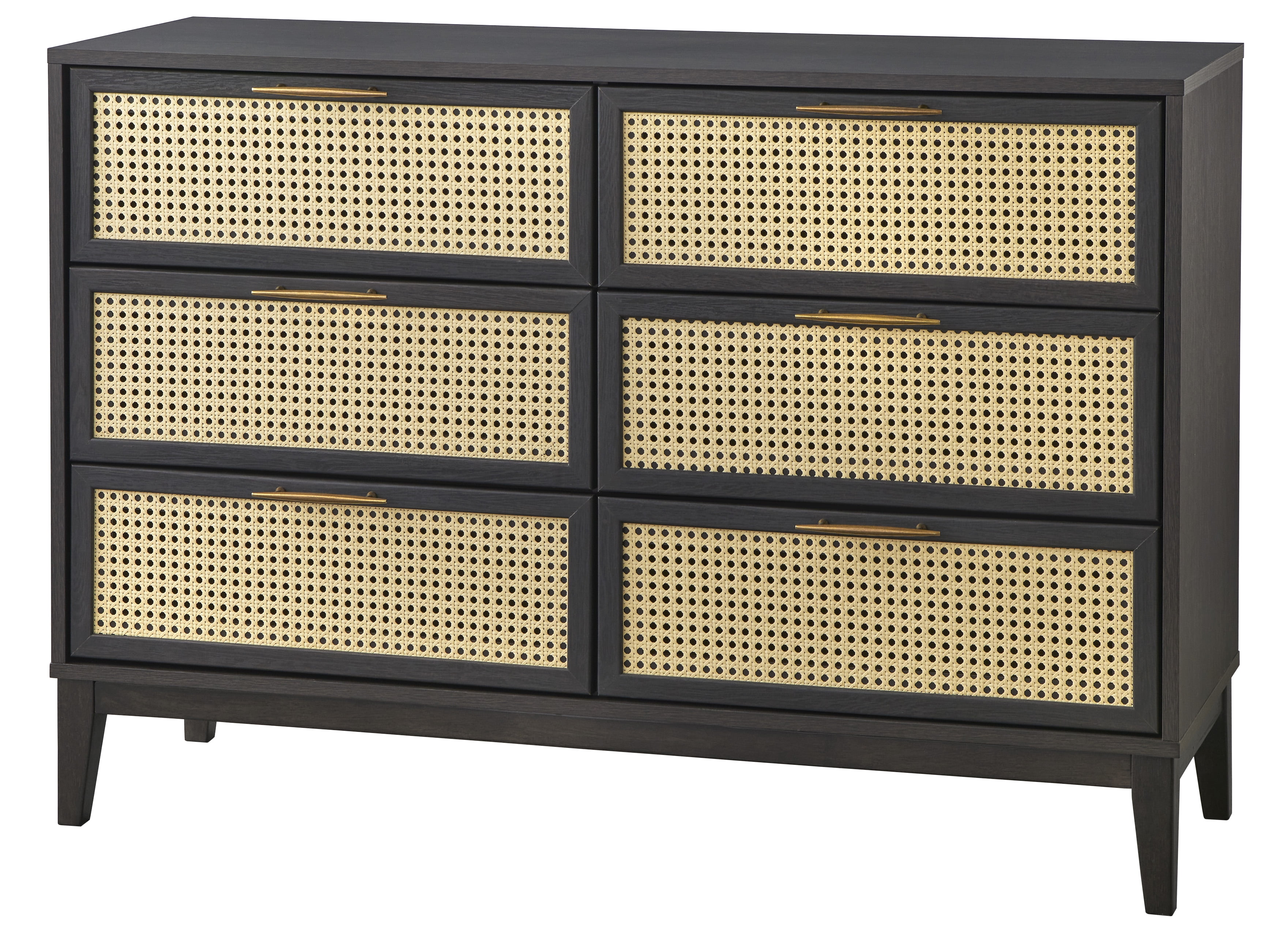 Stylish Cane Dressers for Home Storage in Natural and Brown Finishes Stylish Cane Dressers for Home Storage in Natural and Brown Finishes