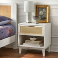 thumbnail image 1 of TMS Watson Single Drawer Nightstand, White, 1 of 6