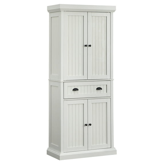 TMS Wenzel Tall Kitchen Cabinet, White