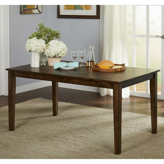 TMS Woodward 59" Indoor Dining Table, Brown