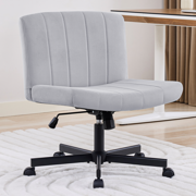 Modern Style Armless Mesh Task Chair with Wheels Cute Kids Desk Chair Home Bedroom School Swivel Rolling Computer Chair Office