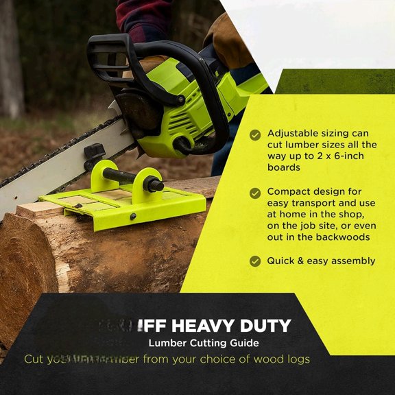 TMW-56 Steel Lumber Cutting Guide Portable Sawmill Tool with Small Carry Size for Versatile Timber Cutting with Chainsaw$$Tools & Hardware Other