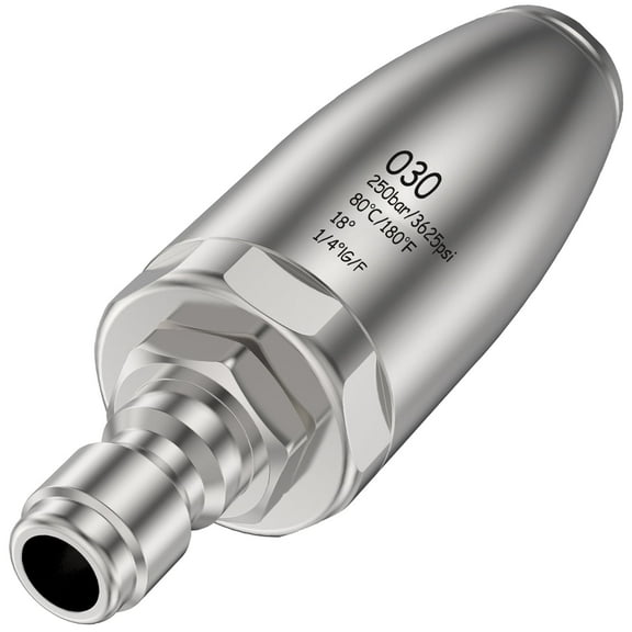 TMWEFUSC 1/4inch 3625PSI Max Pressure Washer Tips, Turbo Nozzle Pressure Washer, Quick Connect Pressure Washer Nozzle, Power Washer Attachments