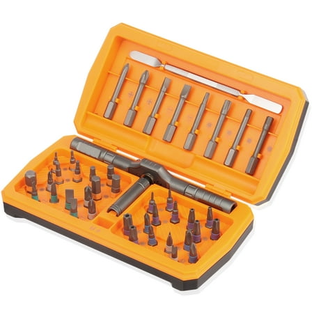 TMWEFUSC 43 in 1 Magnetic Screwdriver, Ratchet Screwdriver Set Ratchet Screwdriver Repair Tool Kit for Gifts, Home Appliances Electronics, Furniture, Computer, Bicycle, Eyeglass, Watch and DIY