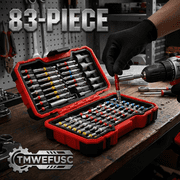 TMWEFUSC 83Pcs Screwdriver Bit Set Security Bits Long Screwdriver Set with Case Magnetic Steel Screw Driver Drill Bit Kit, Hex, Star Bits