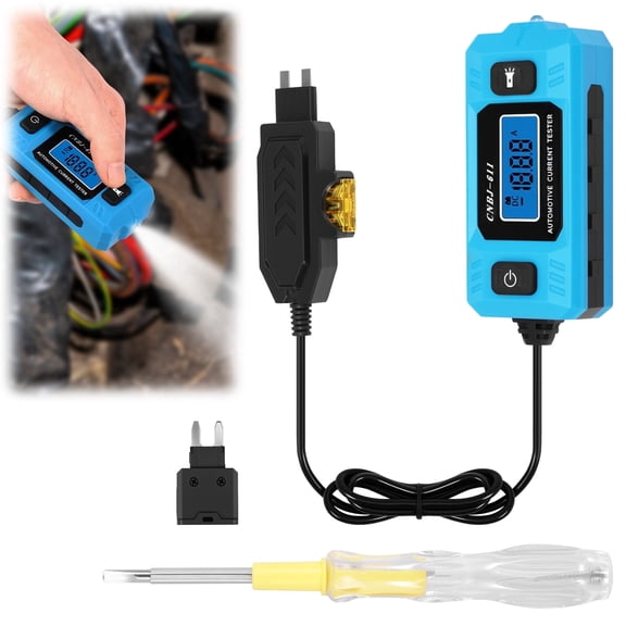 Automotive Circuit Fault Probe Tester 20A 48V High-Precision Current Probe with LCD Display Relay Short Finder