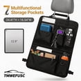thumbnail image 1 of Car Backseat Organizer with 7 Storage Pockets, Adjustable Straps, Universal Fit Seat Back Storage Bag for Road Trips, RV, and Daily Commuting, 1 of 9