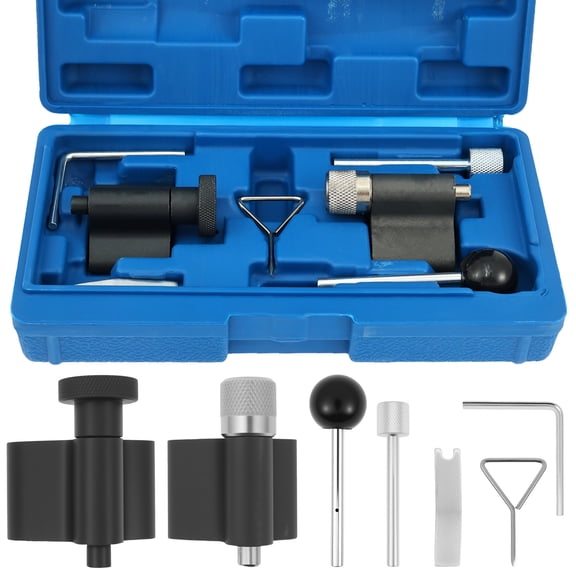 TMWEFUSC Diesel Engine Camshaft Crankshaft Alignment Locking Timing Tool Kit Compatible with VW Audi SEAT Skoda 1.9L 2.0L TDI PD DOHC Engine 7PCS Set