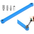 thumbnail image 1 of Tmwefusc Offset Extension Wrench Set Pro Offset Extension Wrench Extender Tool with 1/4" 3/8" 1/2" Square Drive Adapter for Tight Spaces ,Blue, 1 of 10