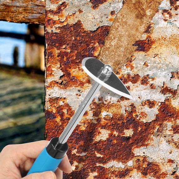 TMWEFUSC Paint Shave Hook Scraper Stainless Steel Paint Stripper Scraper Tool with 3 Interchangeable Blade for Removing Varnish Adhesive