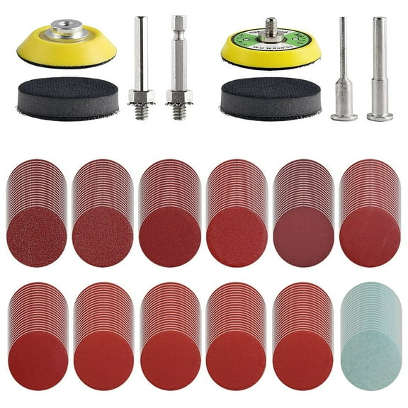 TMWEFUSC Sanding Disc Pad 2 Inch Alumina Sanding Pads 80-3000 Grit Sanding Paper Quick Change Sanding Sheet