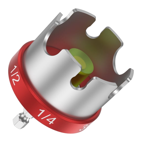 Threaded Rod Nut Runner for Fast Nut and Bolt Removal, Nut Driver Drill Attachment for Impact Drill for 1/4", 3/8", 1/2" Threaded Rods, Nut Spinning Drill Kit, Nut Remover Bolt Extractor Tool