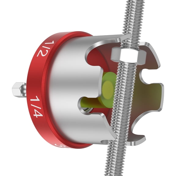 TMWEFUSC Nut Spinning Drill Attachment for 1/4" 1/2" Threaded Rods – Hex-Shank Nut Driver Extractor for Conduit Racks & Strut Systems – Fast Nut & Bolt Removal Tool