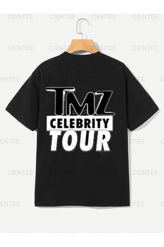 TMZ Celebrity Tour T-Shirt - Pop Culture Graphic Tee , For Men/Women,Up to 5XL