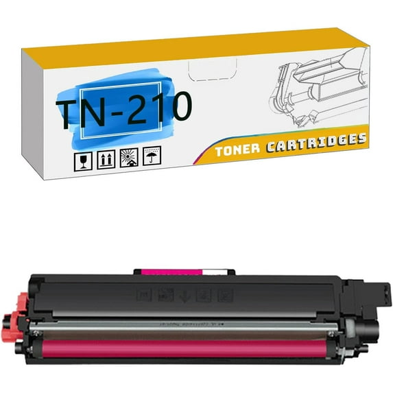 TN-210 TN210 TN-210BK TN-210C TN-210M TN-210Y Toner Cartridge, Compatible for Brother HL-3040CN HL-3045CN HL-3070CW HL-3075CW MFC-9010CN MFC-9120CN MFC-9125CN Printers