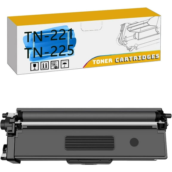 TN-221 TN-225 TN221 TN225 Toner Cartridge, Compatible for Brother HL-3140CW HL-3150CDN HL-3170CDW L-3180CDW MFC-9330CDW MFC-9130CW MFC-9340CDW DCP-9020CDN Printers