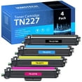 High Yield Toner Cartridge 4 Pack Compatible for Brother TN227 TN223 ...