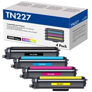 TN-227 TN227 Toner Cartridge Compatible for Brother TN 227 TN223 for HL-L3270CDW MFC-L3770CDW HL-L3290CDW MFC-L3750CDW MFC-L3710CW L3210CW Printer (4 Pack)
