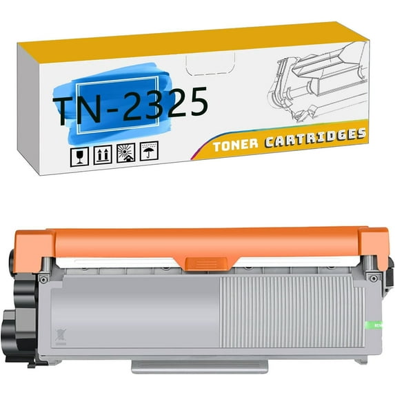 TN-2325 TN2325 Toner Cartridge, Compatible for Brother HL-2260 2260d 2560dn MFC-7380 7480d 7880dn DCP-7080 7080d 7180dn Printers【High Print Volume with Chip】
