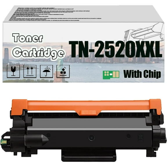 TN-2520XXL TN2520XXL Toner Cartridges Compatible for Brother DCP-L2508DW DCP-L2518DW DCP-L2548DW DCP-L2548DW DCP-L2628DW DCP-L2648DW Printers, High Yield 5,200 Pages