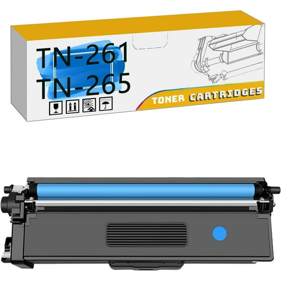 TN-261 TN-265 TN261 TN265 Toner Cartridge, Compatible for Brother HL-3140CW HL-3150 HL-3170CDW MFC-9130CW MFC-9140 MFC-9330CDW MFC-9340CDW DCP-9020CDN Printers