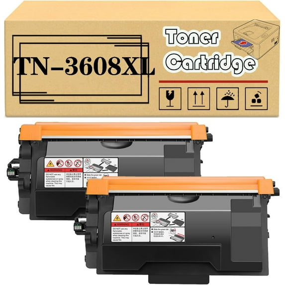 TN-3608XL TN3608XL Toner Cartridges Compatible for Brother DCP-L5510DN DCP-L5660DN MFC-L5710DN MFC-L5710DW MFC-L5915DW MFC-L6915DW Printers, High Yield 6,000 Pages