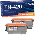 thumbnail image 1 of TN-420 TN420 Compatible Toner Cartridge Replacement for Brother TN450 TN-450 to Use with HL-2135W 2220 2230 2240 2240D 2250DN 2250DNR 2270DW 2275DW 2280DW Printers 1set, 1 of 7