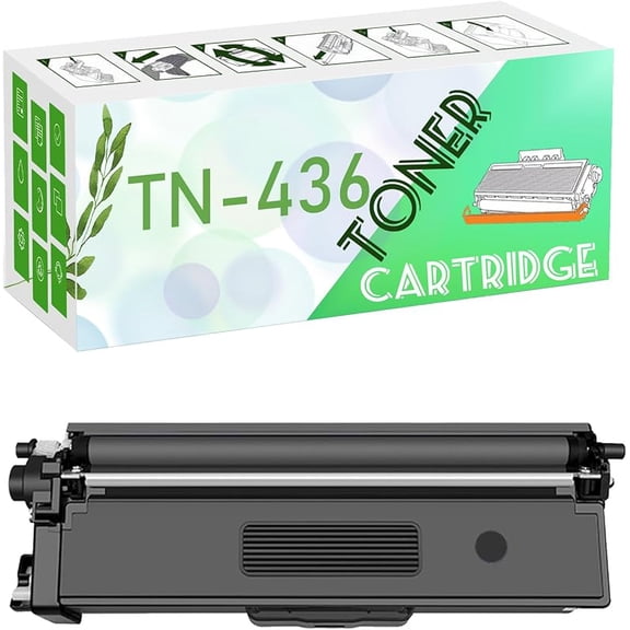 TN-436 TN436 436 Compatible Toner Cartridge Replacement for Brother HL L8360CDW L8360CDWT L9310CDW MFC L8900CDW L9570CDW Printer - High Print Volume with Chip